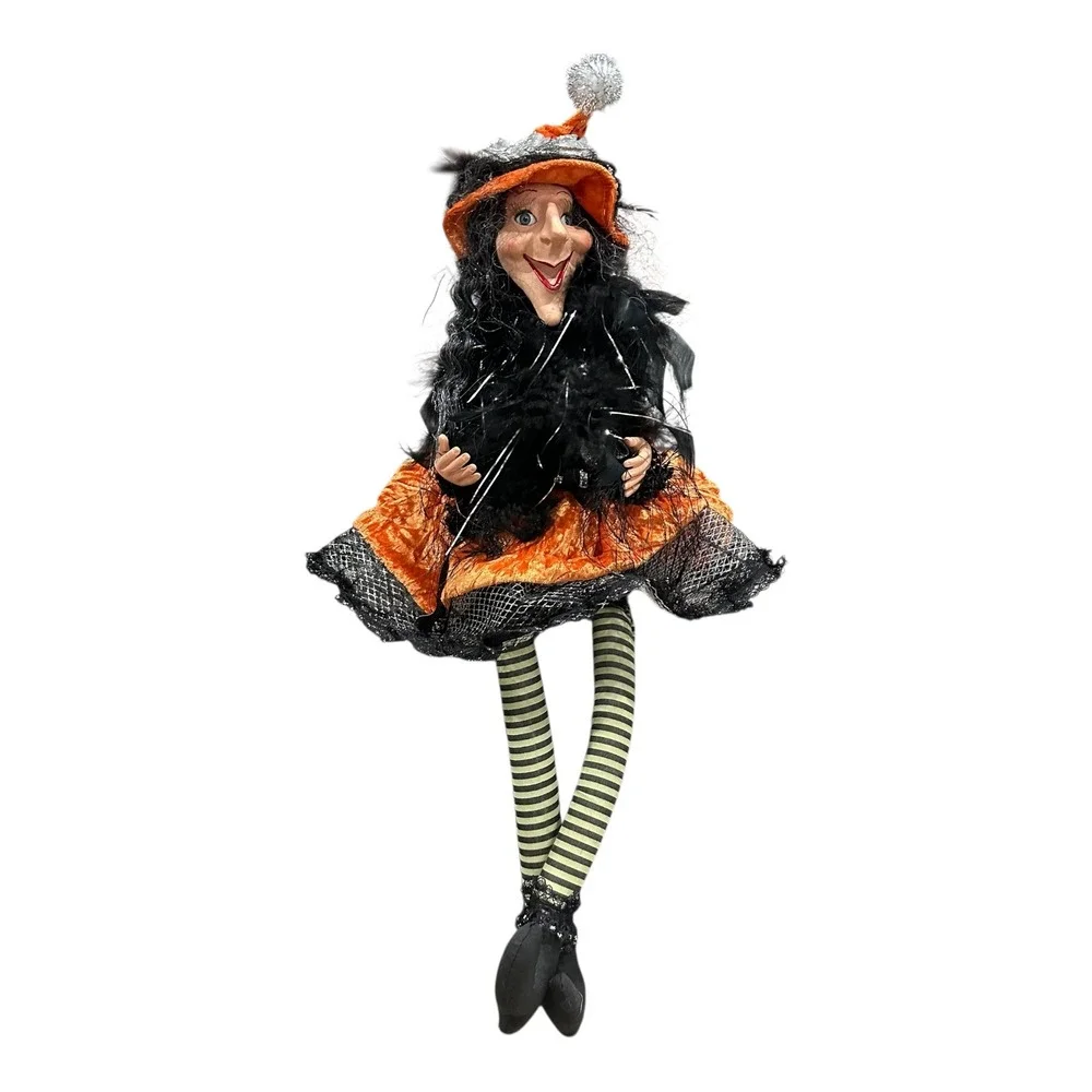 Vintage Halloween Witch Shelf Sitter 24